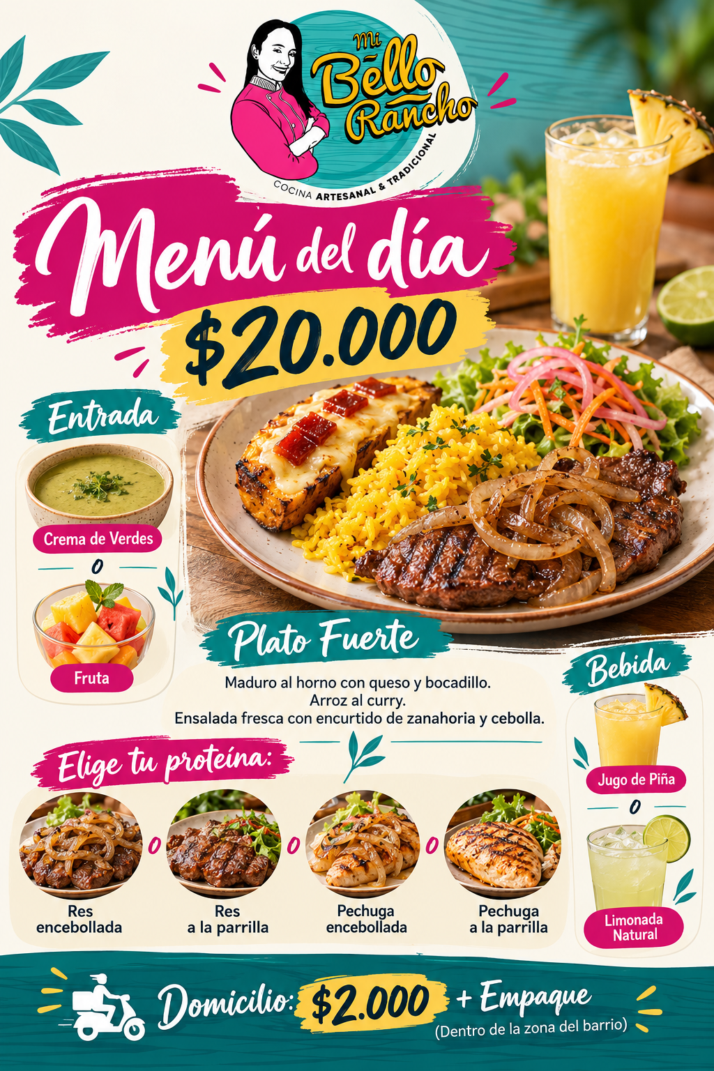 Menú el día