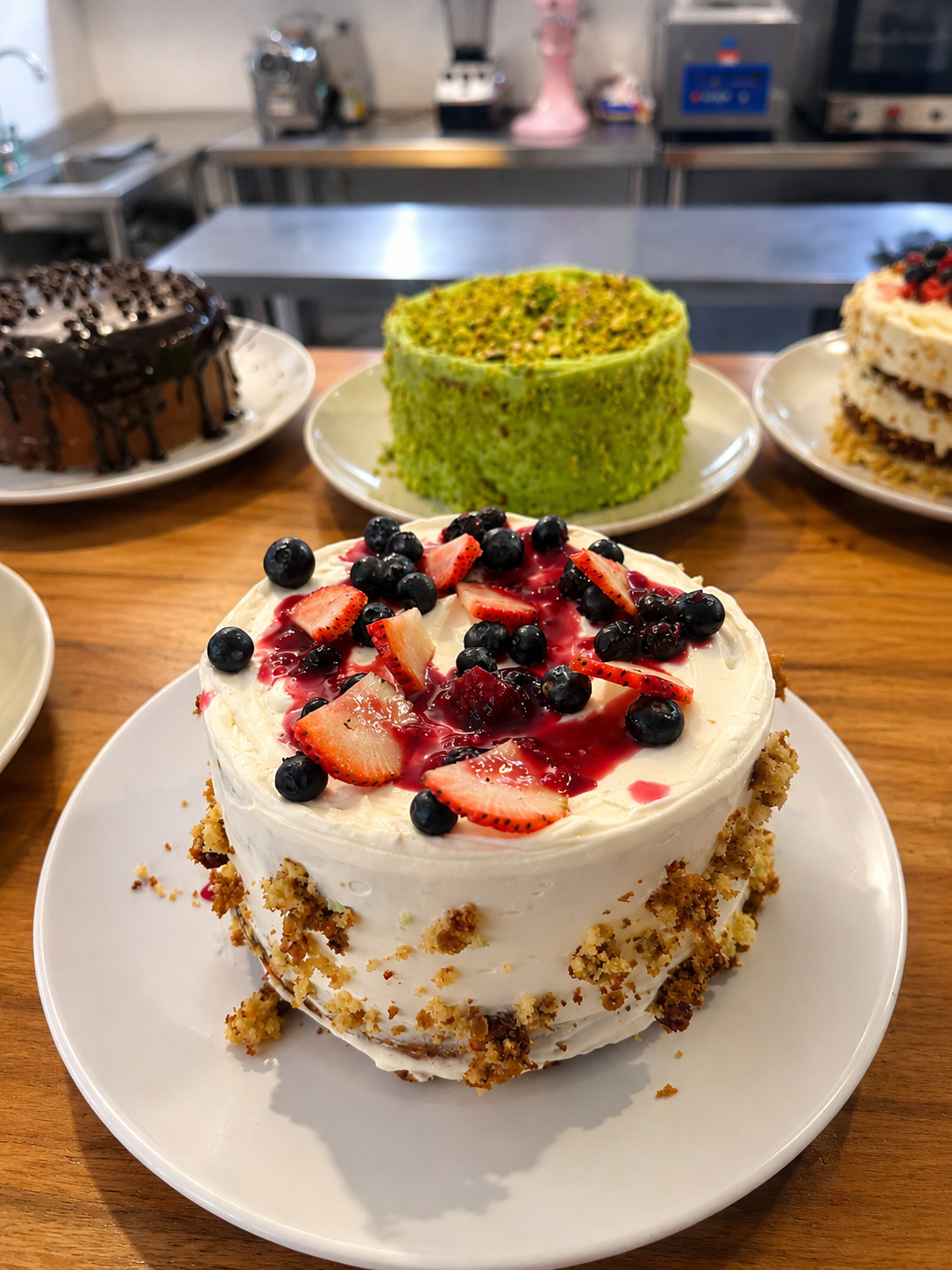 Torta de Frutos Rojos